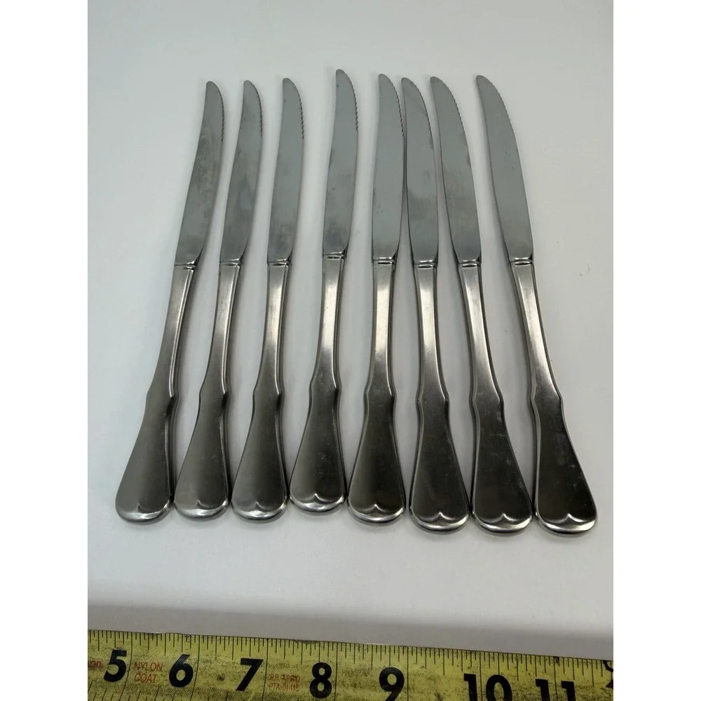 Oneida Patrick Henry Stainless Steak Knives Lot Of 8 Replacements